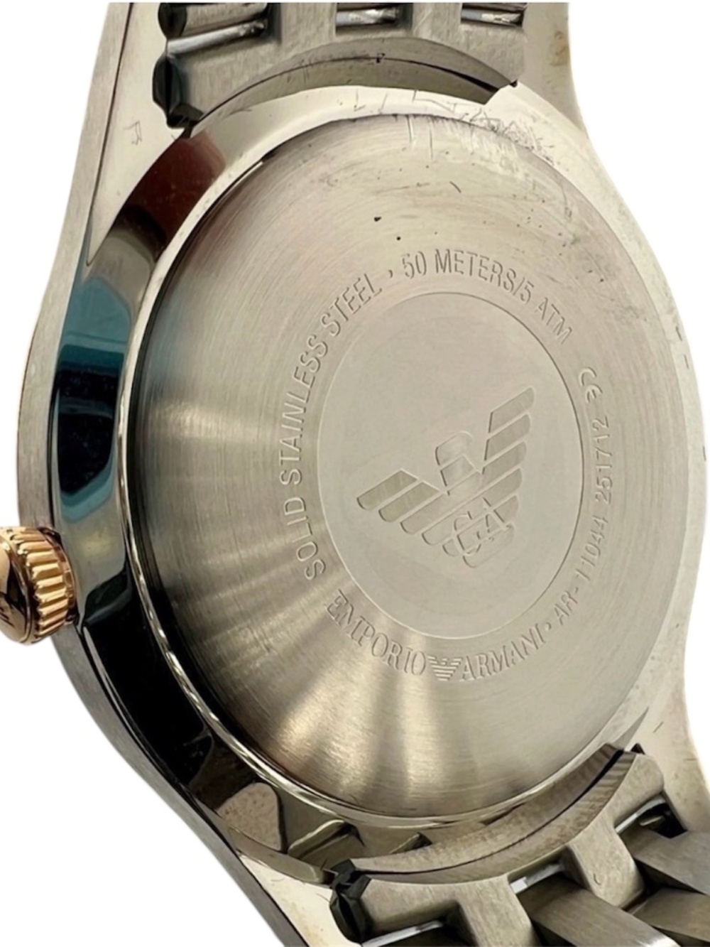 Mens Emporio Armani Two Tone Watch AR11044 - Picture 4 of 7